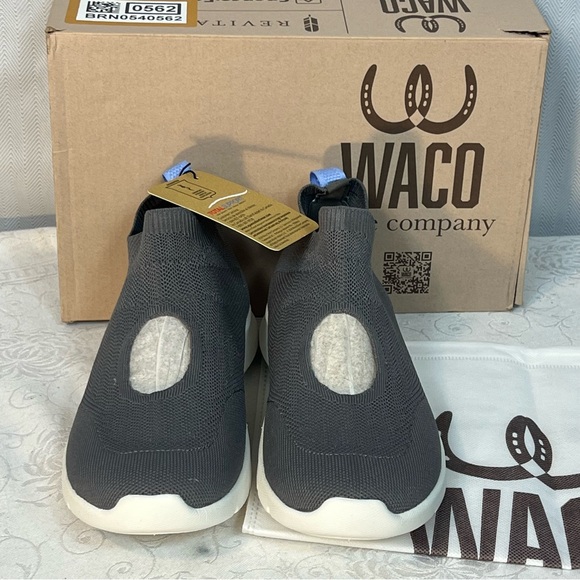 Spenco Waco Peck A Boo Sneaker Blue Gray Orthopedic Grade Arch Molded EVA 8 - Picture 1 of 11